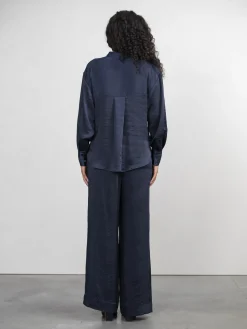 Cheap Les Soeurs Abigael Blouse Navy
