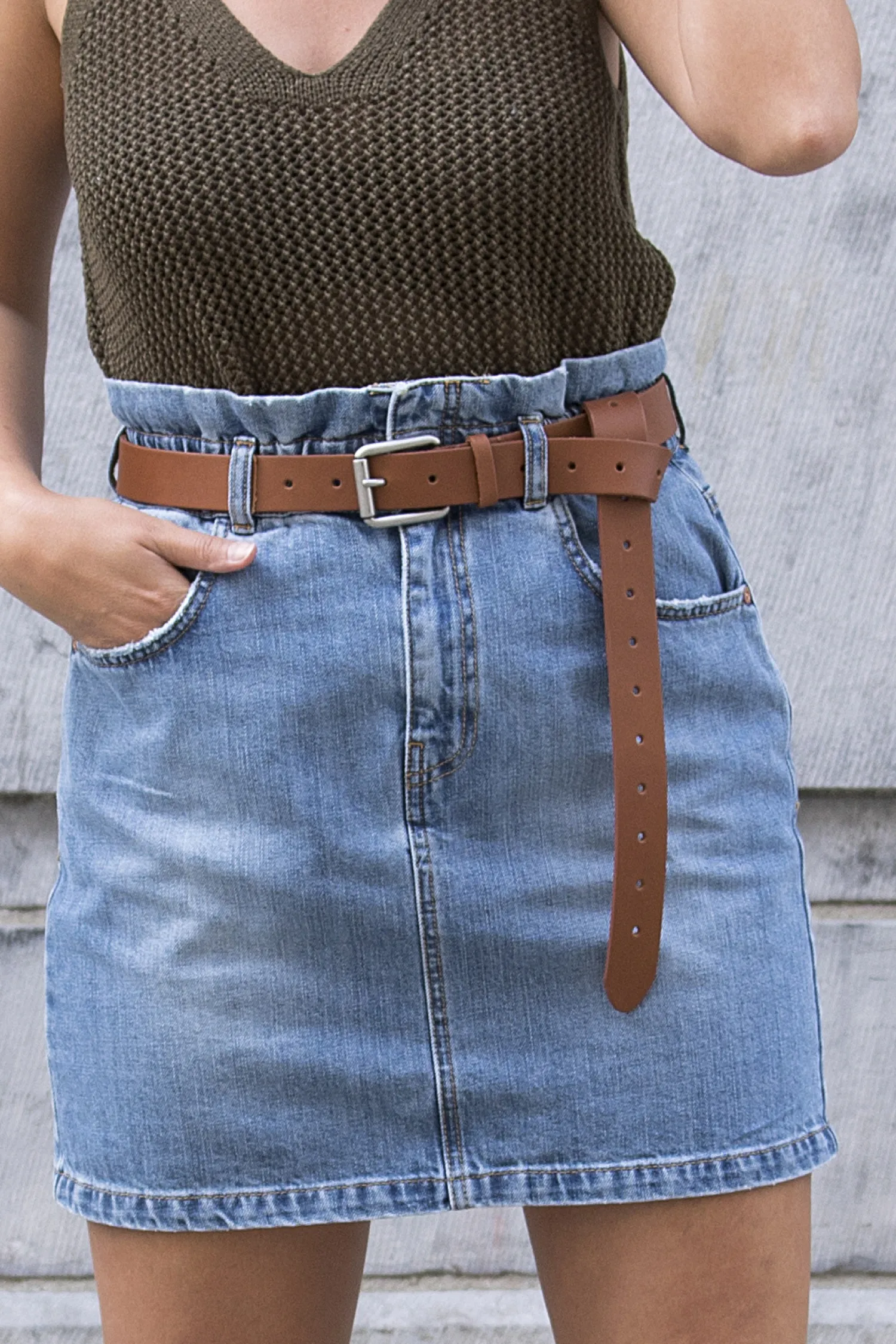 Discount Les Soeurs Alex Leather Belt