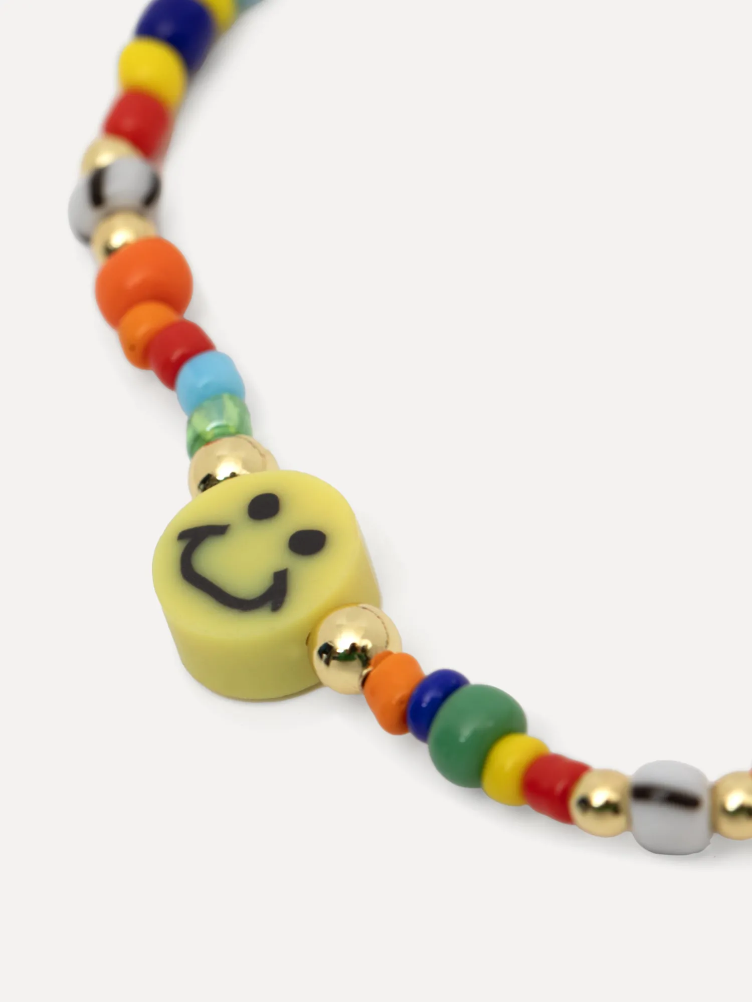 Shop Les Soeurs Armband Elies Smiley Multicolor