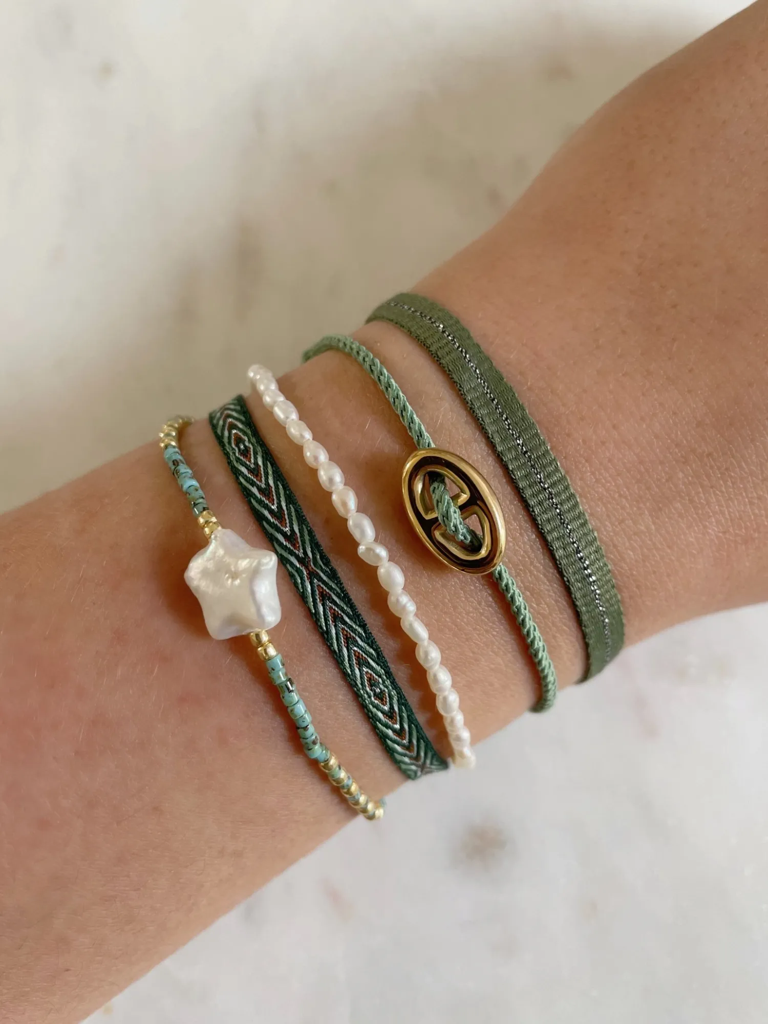 Cheap Les Soeurs Armband Frey Green