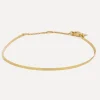 Outlet Les Soeurs Armband Hugo Snake Chain Gold