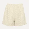 Shop Le Marais Badstof Short Alani Ecru