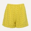 Shop Le Marais Badstof Short Alani Yellow