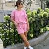New Le Marais Badstof Top Louana Pink