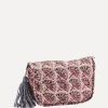 Cheap Madam Stoltz Bedrukte Toilettas Met Kwastje Red/Nude/Blue