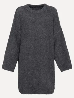 New Les Soeurs Boucle Gebreide Jurk Andres Dark Grey