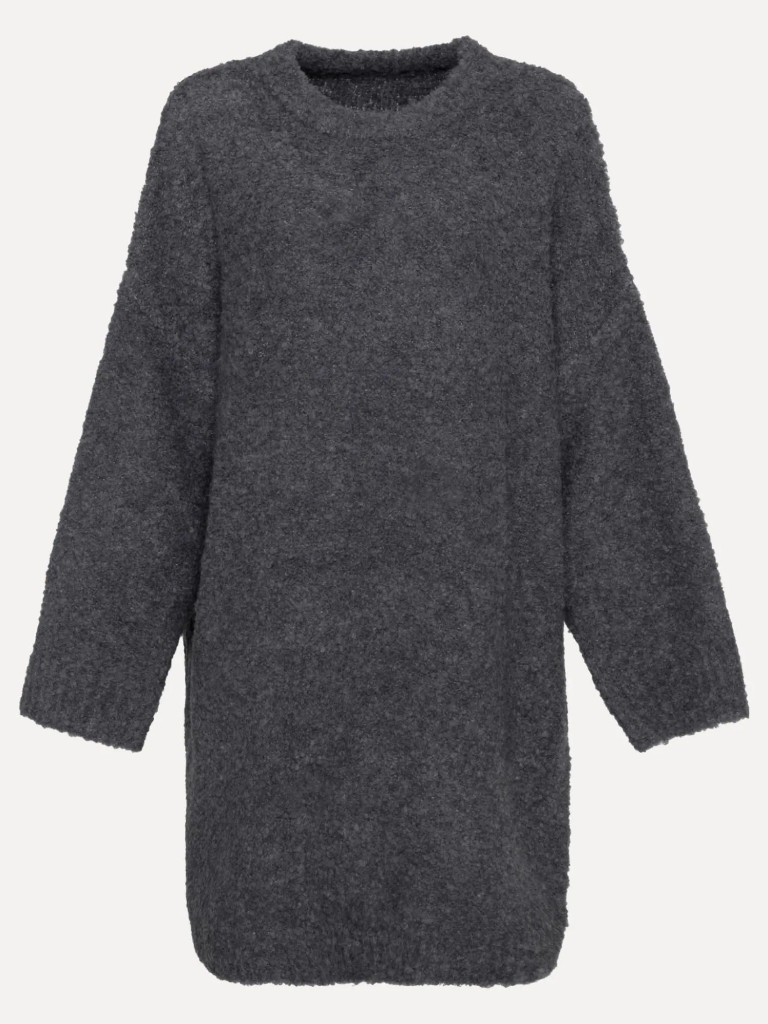 New Les Soeurs Boucle Gebreide Jurk Andres Dark Grey