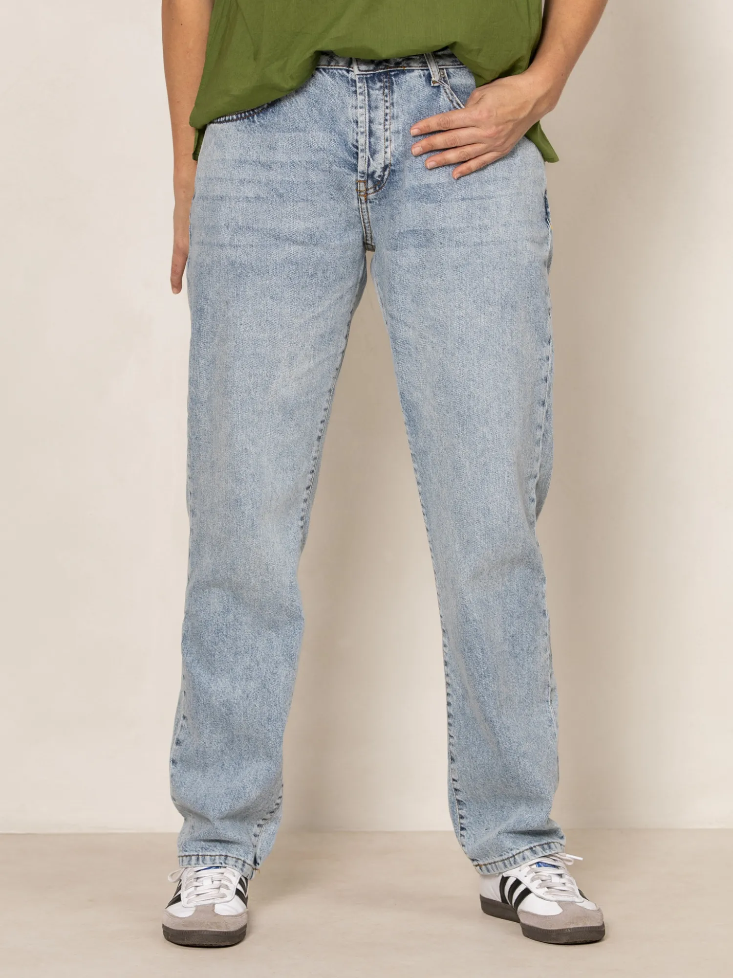 Cheap Les Soeurs Boyfriend Jeans Julia Light Blue