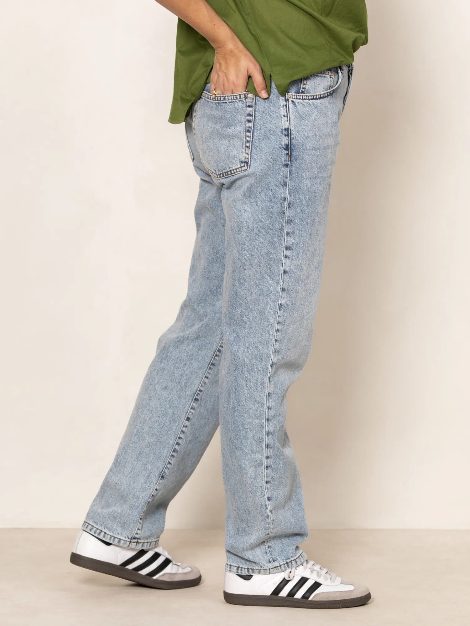 Cheap Les Soeurs Boyfriend Jeans Julia Light Blue