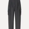 Store MBYM Cargo Broek Valo Willah Charcoal Melange
