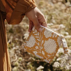 Fashion à La Collection Coin Wallet Mustard