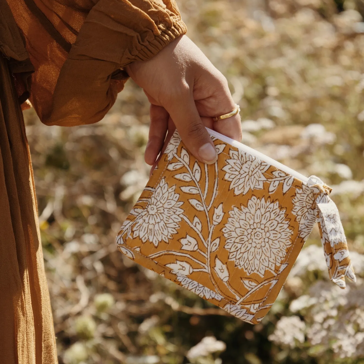 Fashion à La Collection Coin Wallet Mustard