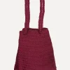 Sale Les Soeurs Crochet Shopper Ellie Bordeaux