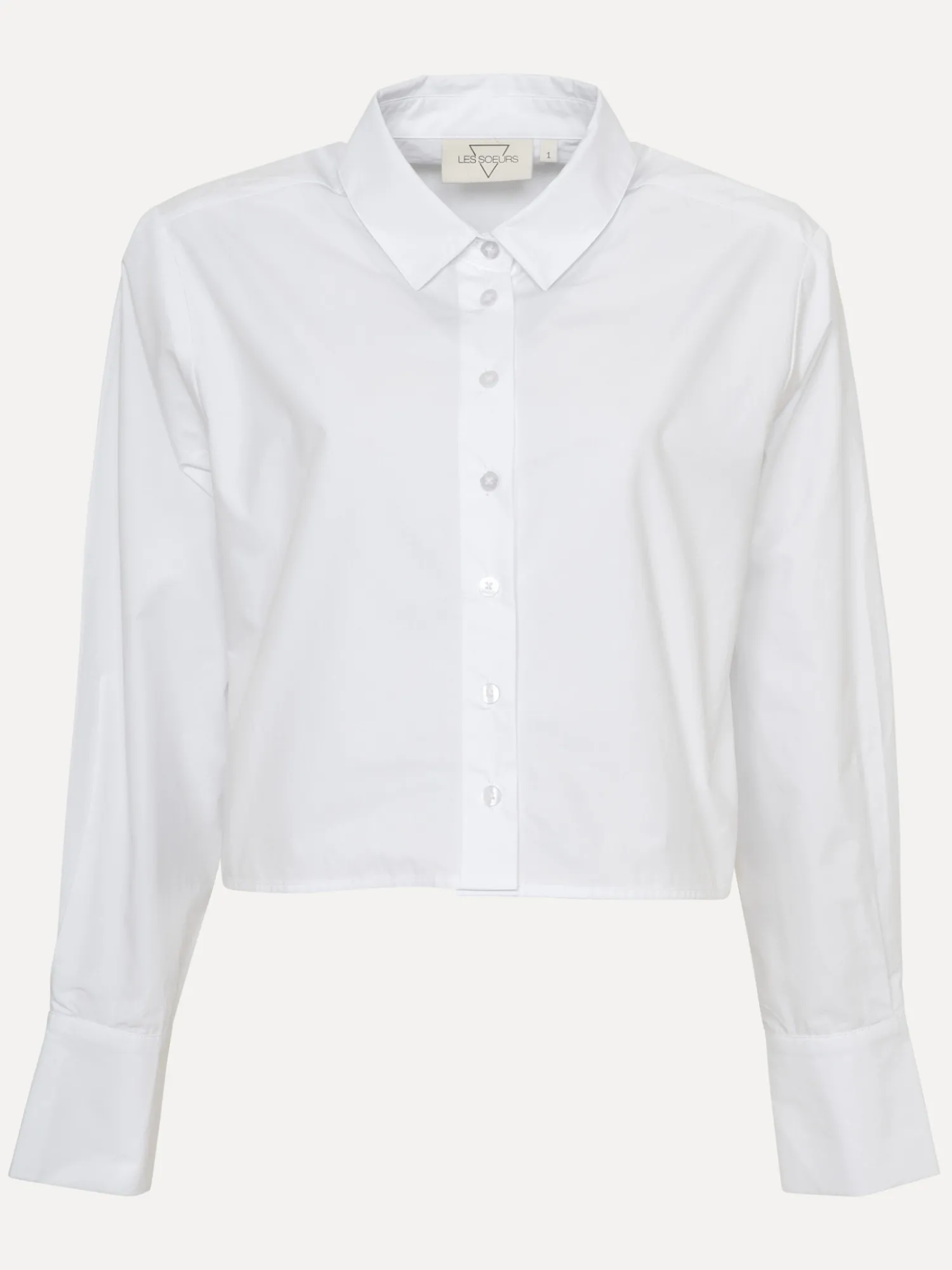 Flash Sale Les Soeurs Cropped Hemd Ashton White