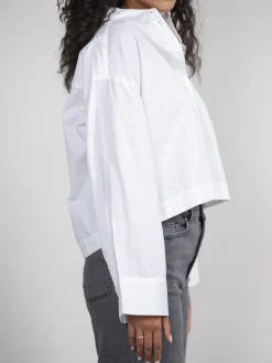 Outlet Selected Cropped Hemd Astha Bright White