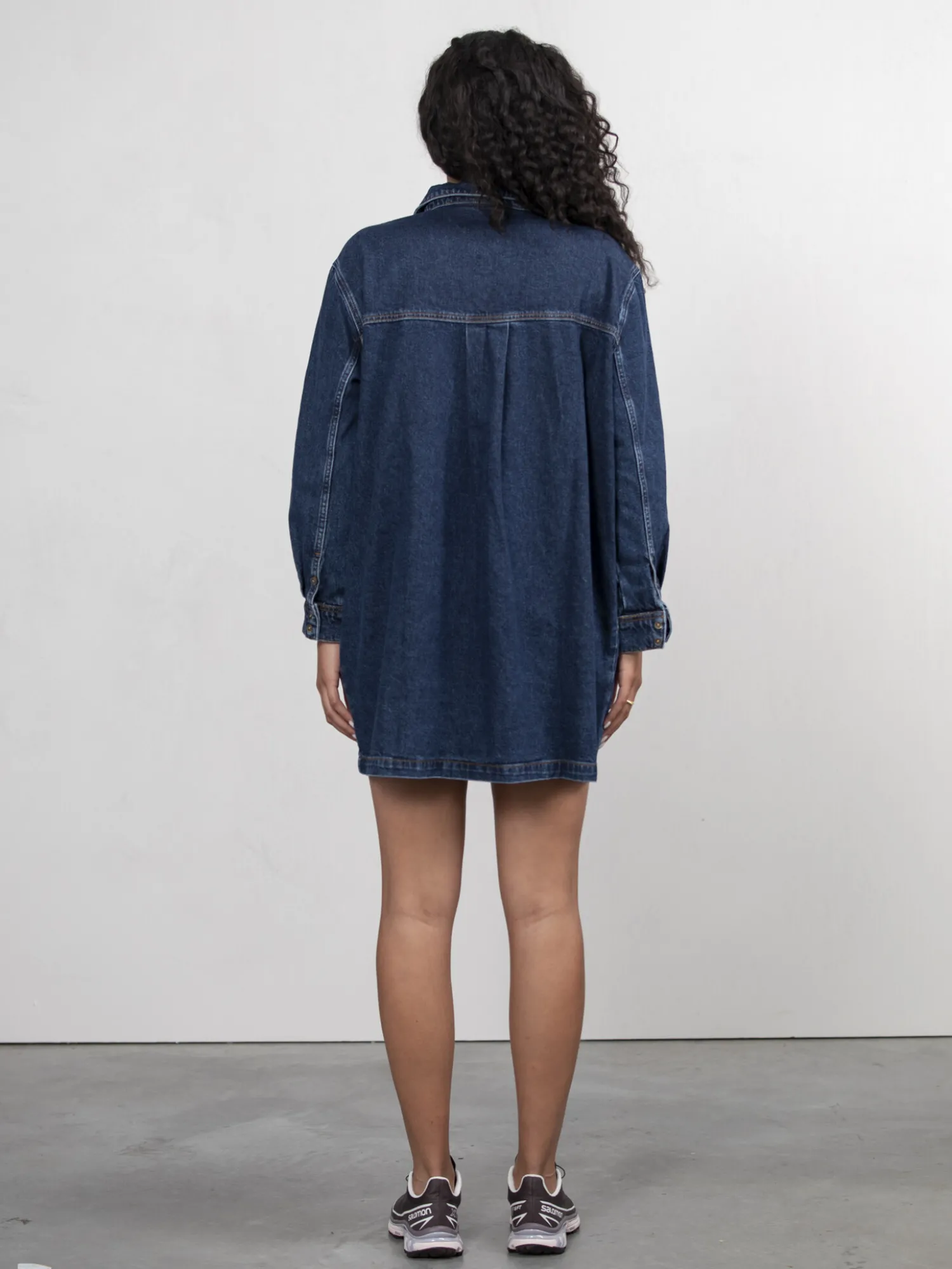 Flash Sale Les Soeurs Denim Jurk Abby Dark Blue Denim