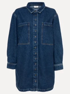 Flash Sale Les Soeurs Denim Jurk Abby Dark Blue Denim