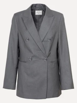 Store Les Soeurs Double-Breasted Blazer Ariana Grey