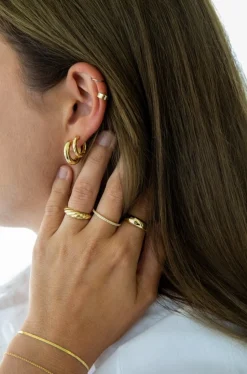 New Les Soeurs Ear Cuff June Gold