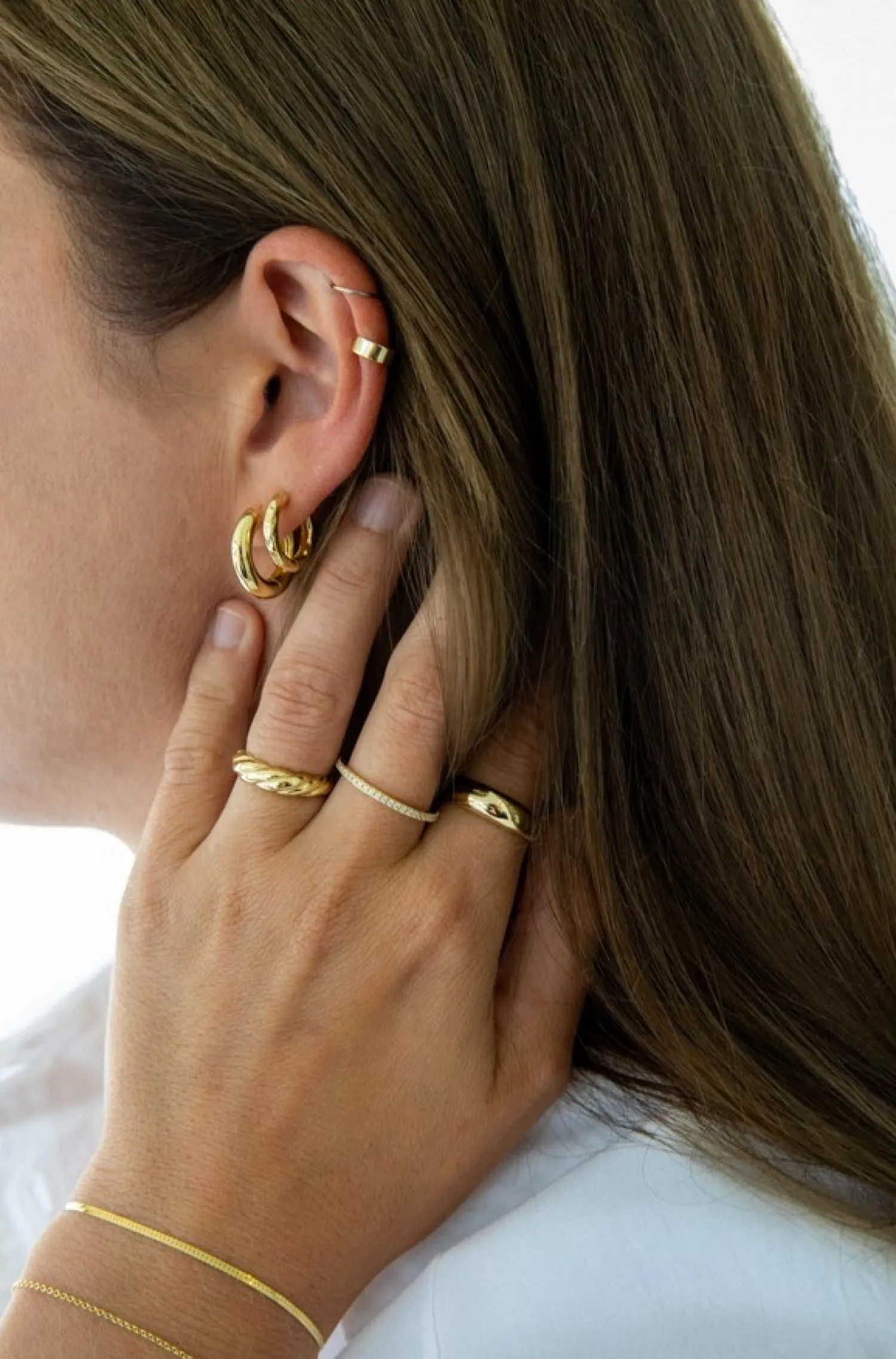 New Les Soeurs Ear Cuff June Gold