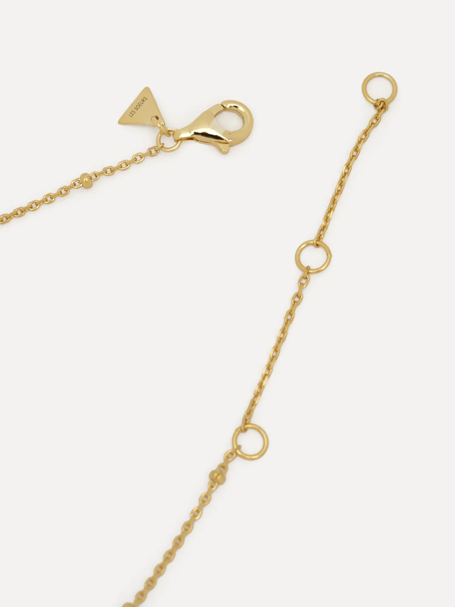 Discount Les Soeurs Enkelbandje Helle Mini Dots Gold