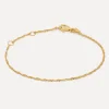 Best Les Soeurs Enkelbandje Helle Twisted Gold