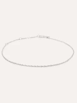 Discount Les Soeurs Enkelbandje Helle Twisted Silver