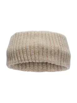 Shop Selected Gebreide Haarband Prava Sandshell