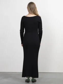 Hot Edited Gebreide Jurk Smeralda Black