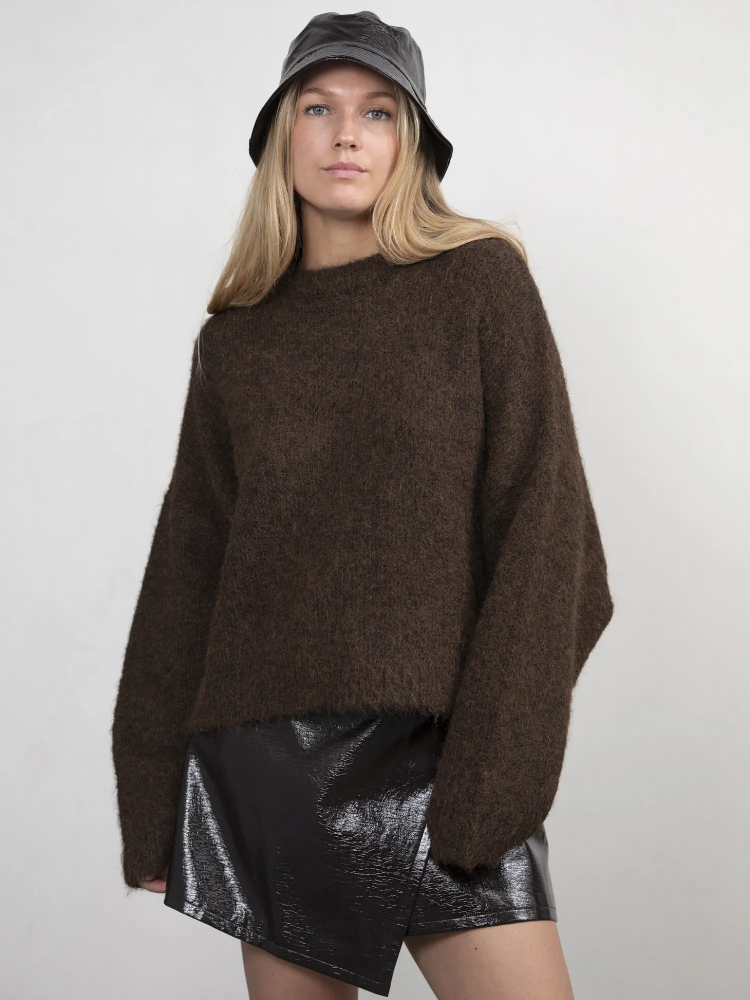 Sale Les Soeurs Gebreide Trui Ada Brown