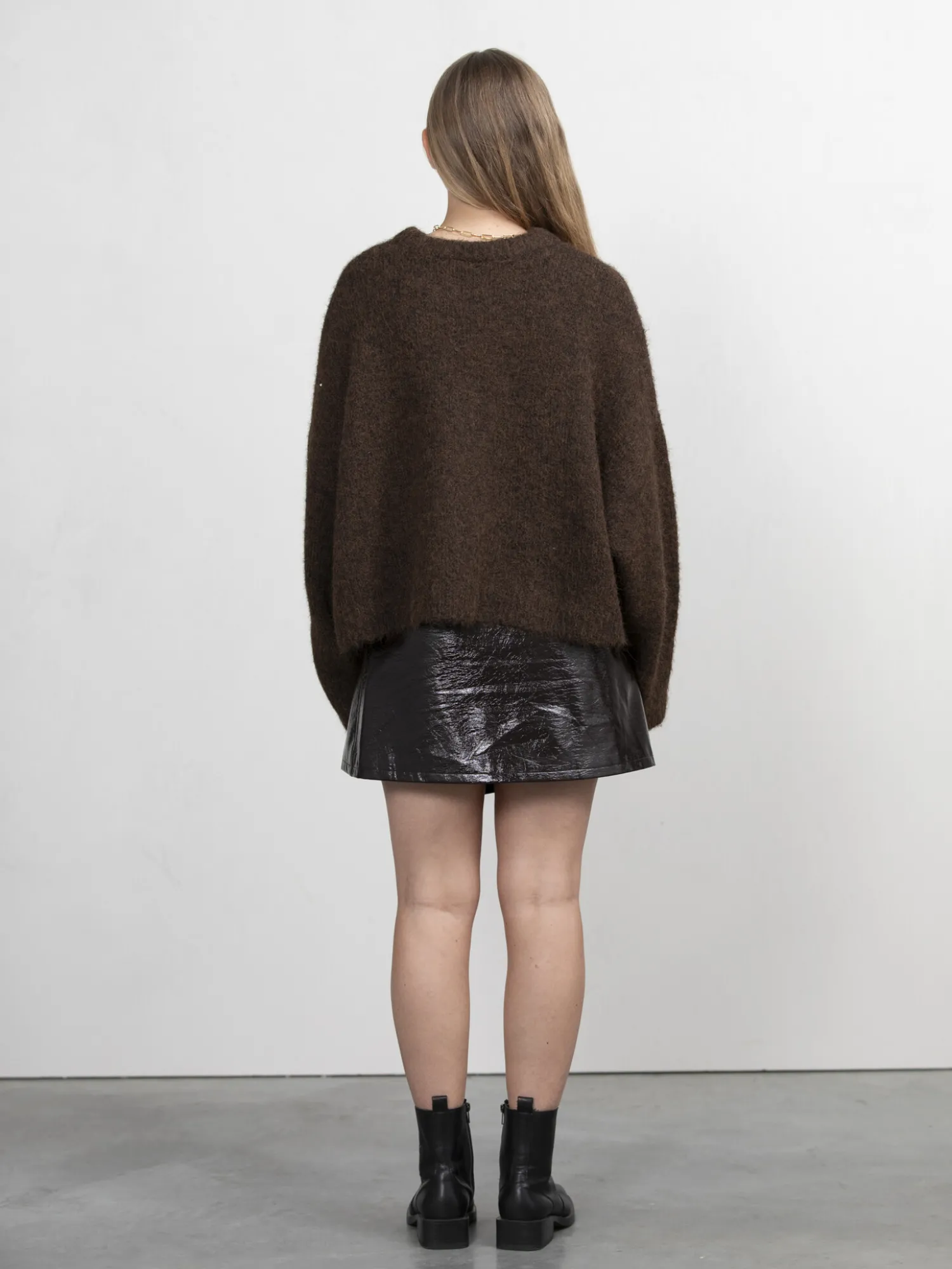 Sale Les Soeurs Gebreide Trui Ada Brown