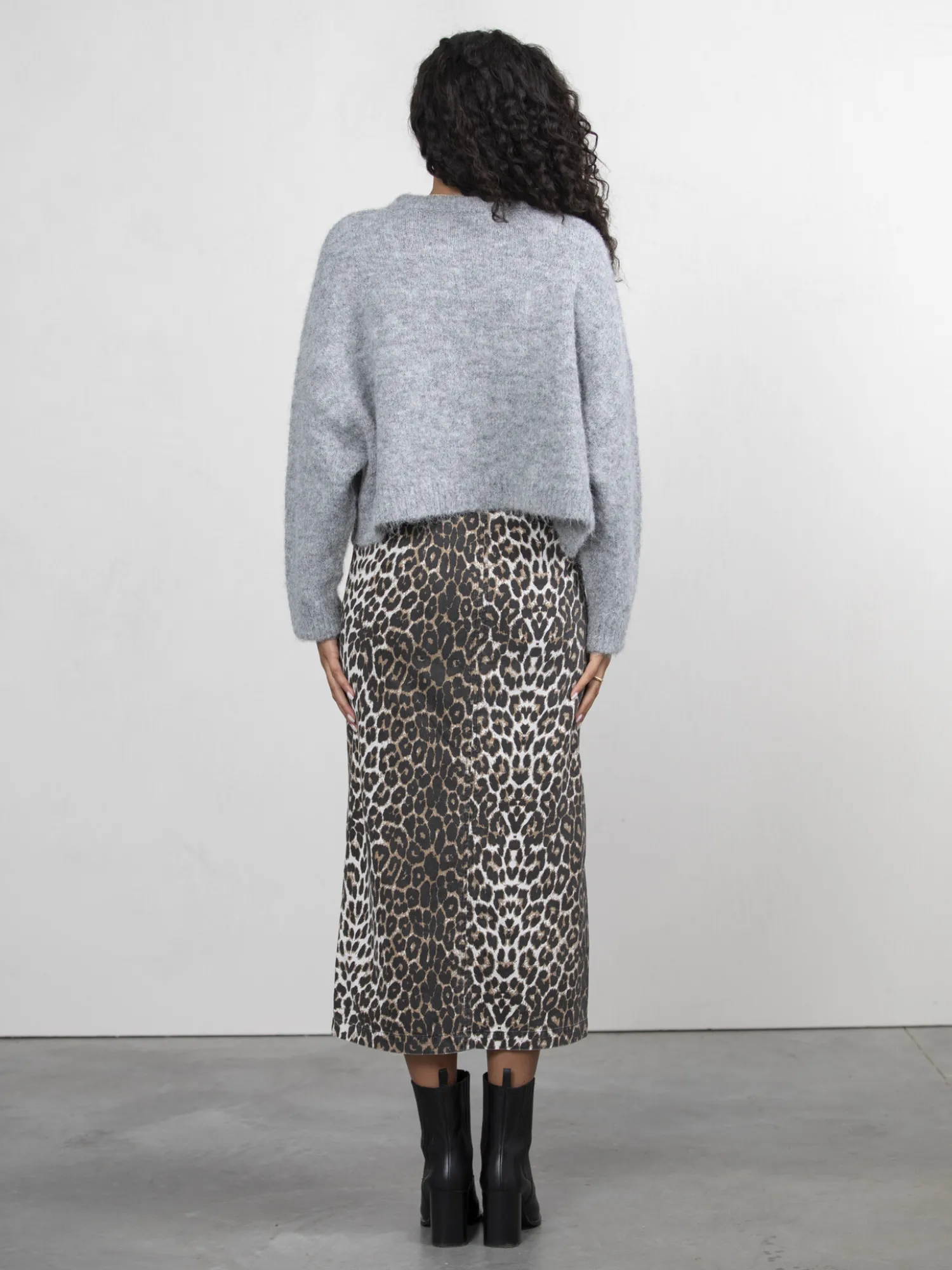 Outlet Les Soeurs Gebreide Trui Ada Grey