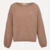 Outlet Le Marais Gebreide Trui Axelle Camel