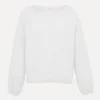 New Le Marais Gebreide Trui Axelle White