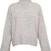 Sale Les Soeurs Gebreide Trui Hera Beige