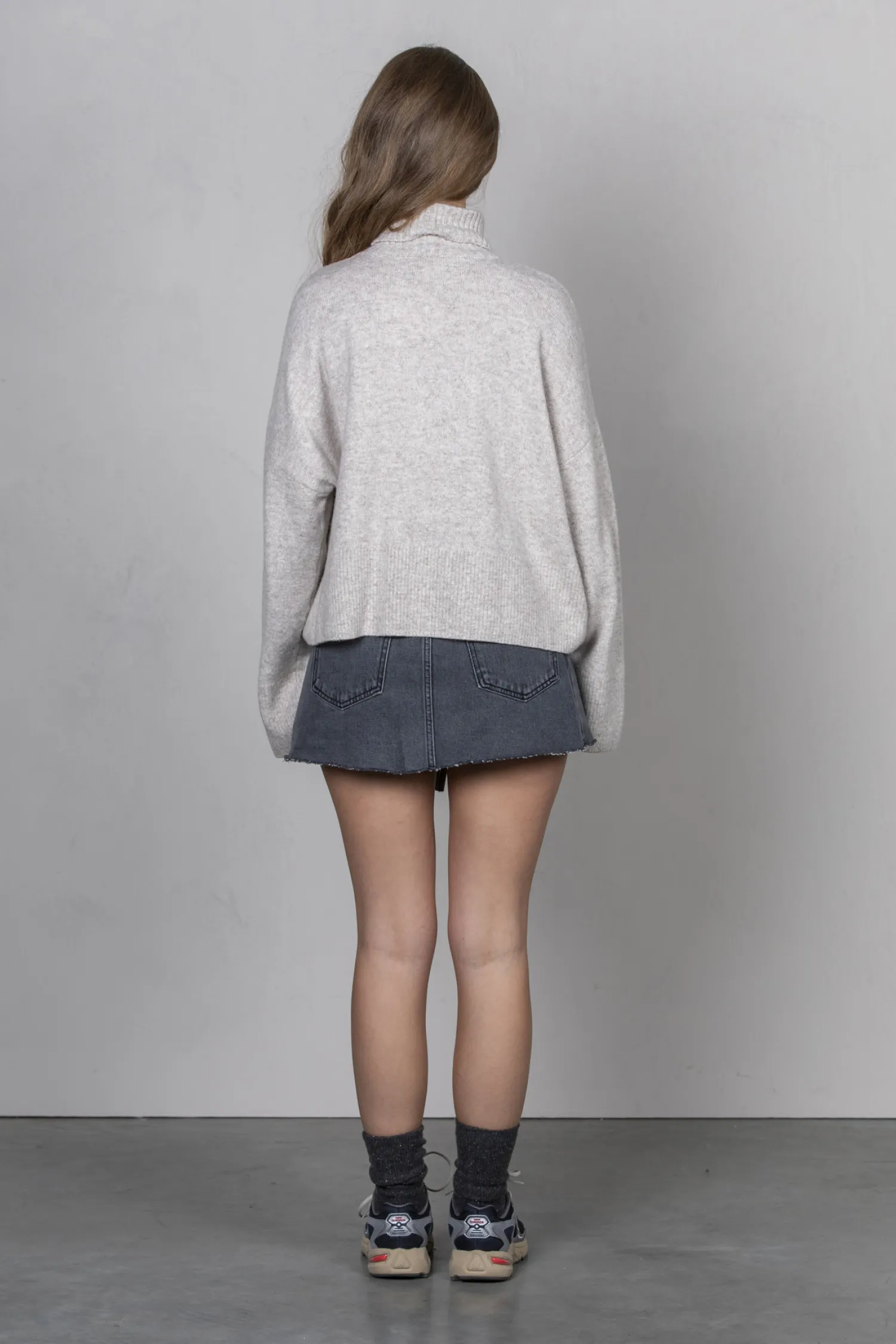 Sale Les Soeurs Gebreide Trui Hera Beige