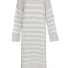 Sale Les Soeurs Gestreept Gebreide Jurk Penelope Beige