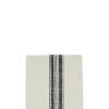 Hot Madam Stoltz Gestreepte Keukenhanddoek Off White, Black