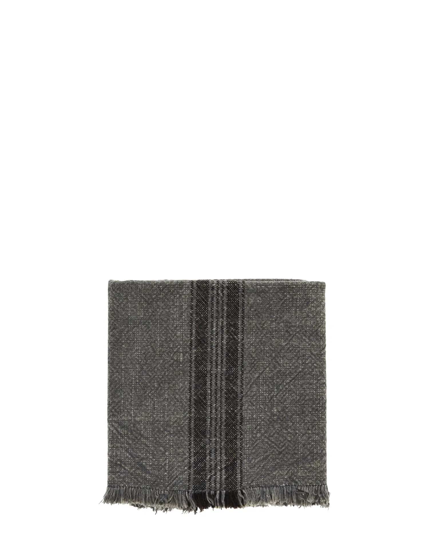 Flash Sale Madam Stoltz Gestreepte Keukenhanddoek Dark Grey, Black