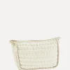 Cheap Madam Stoltz Gewatteerde Velvet Toilettas Ecru