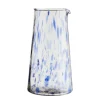 Cheap Madam Stoltz Glazen Kan Clear Blue