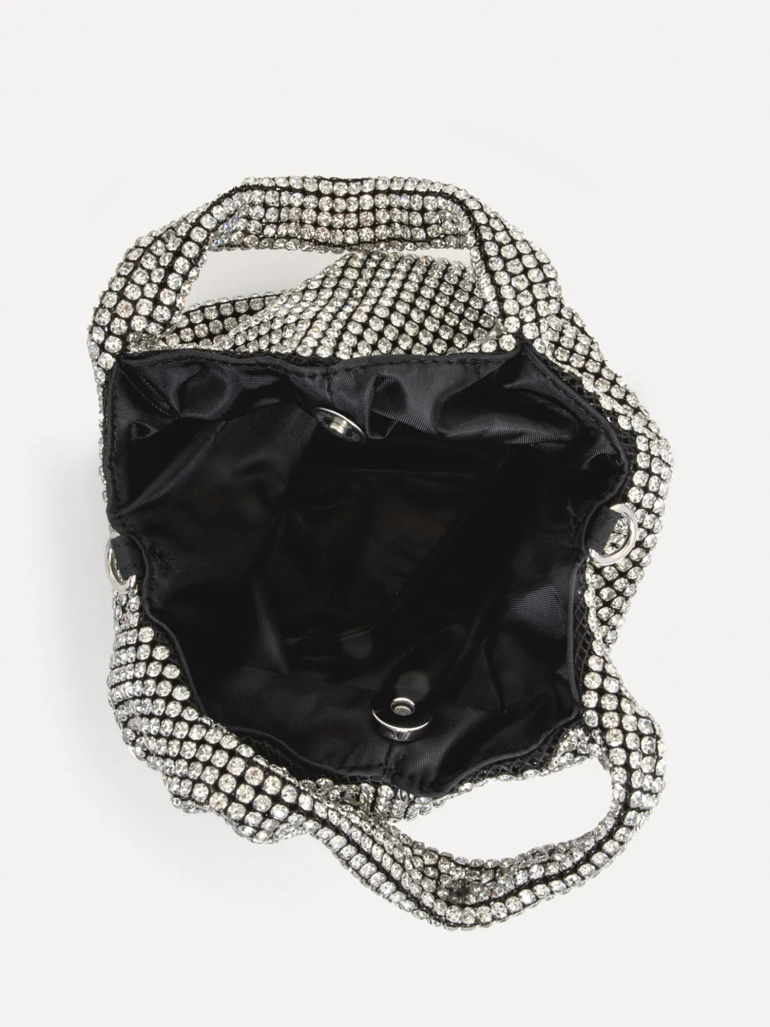 Shop Le Marais Handtas Ayla Black/Silver Strass