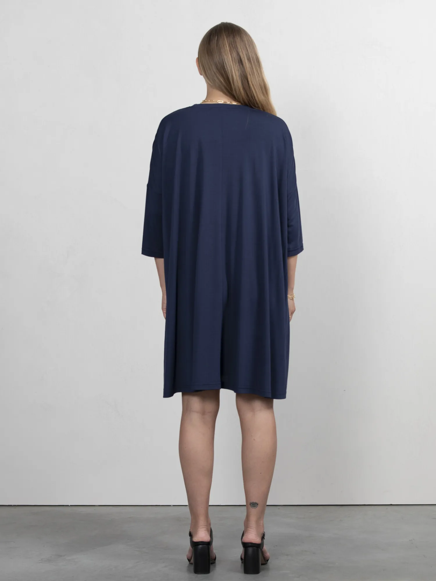 Cheap Les Soeurs Jersey Jurk Amy Navy
