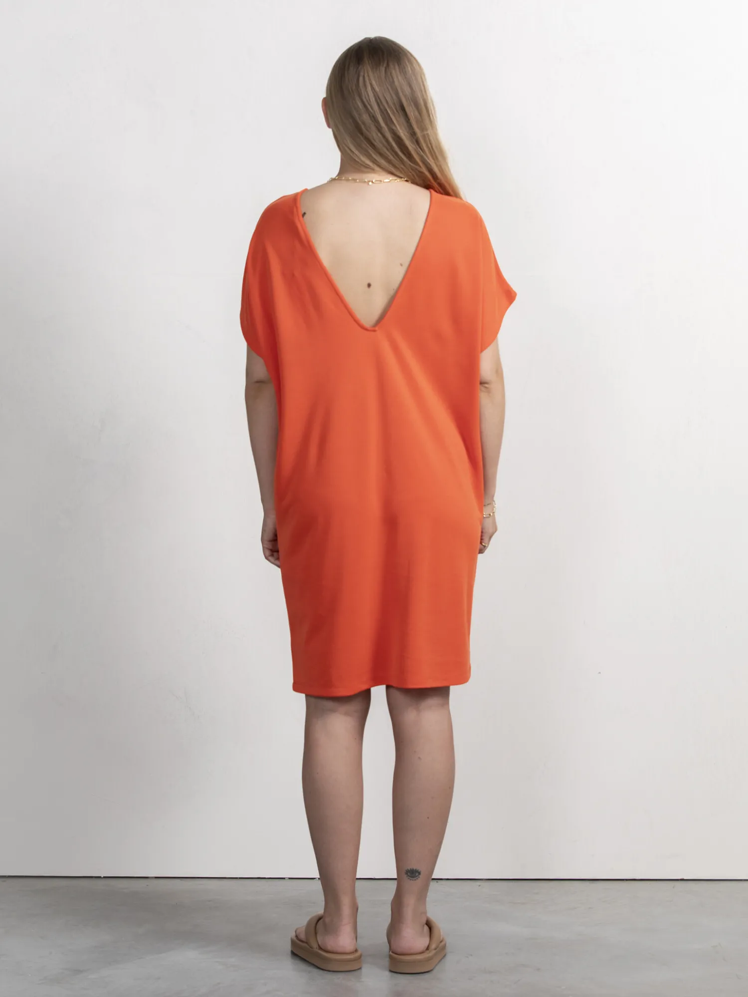 Best Sale MBYM Jersey Jurk Kattie Bosko Cherry Tomato