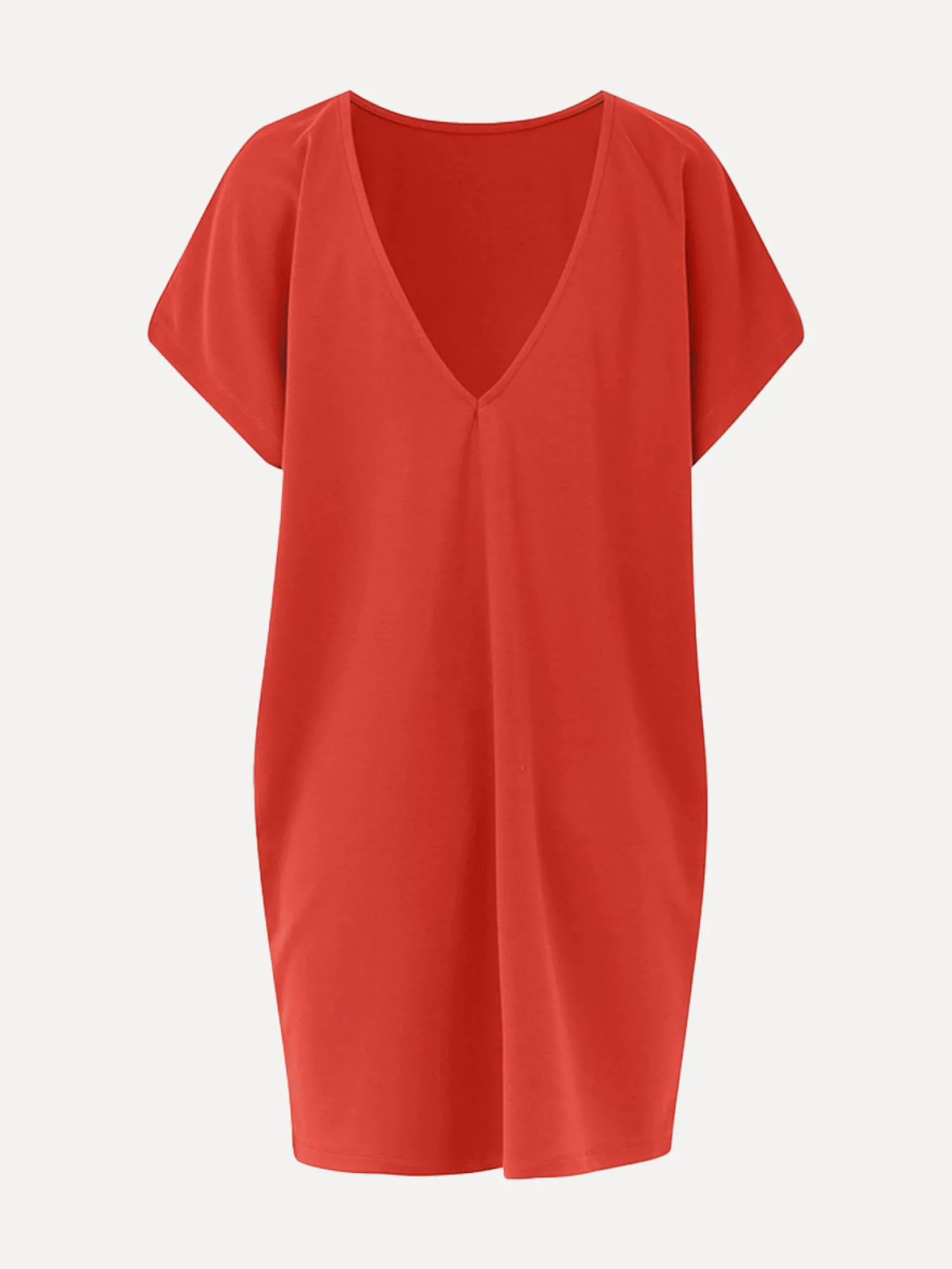 Best Sale MBYM Jersey Jurk Kattie Bosko Cherry Tomato