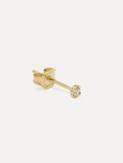 Sale Les Soeurs 14K Oorbel Joe One Diamond Gold