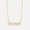 Fashion Les Soeurs Ketting Roma Baguette Clear Gold