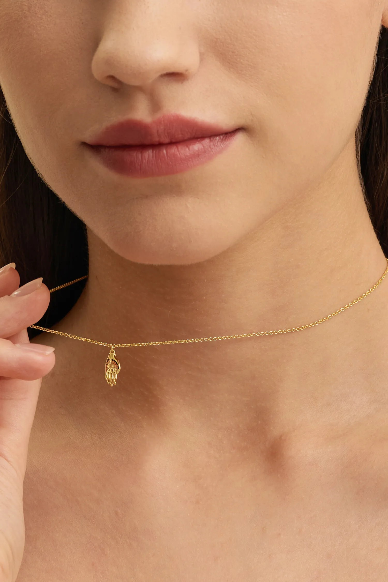 Cheap Les Soeurs Ketting Roma Hand Gold