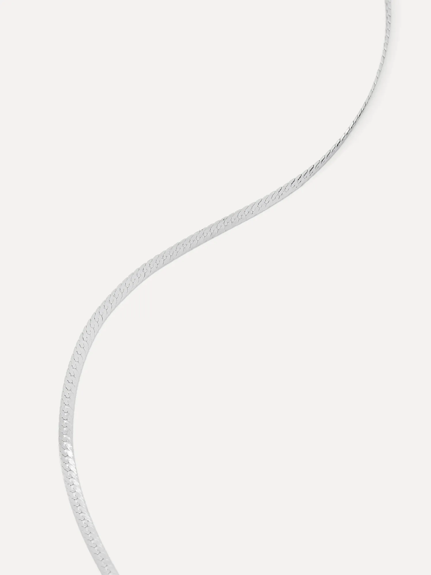 Cheap Les Soeurs Ketting Roma Snake 37Cm Silver