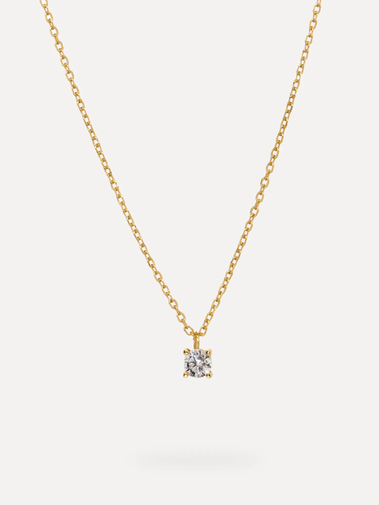 Hot Les Soeurs Ketting Romee Extra Fine Chain Strass Gold